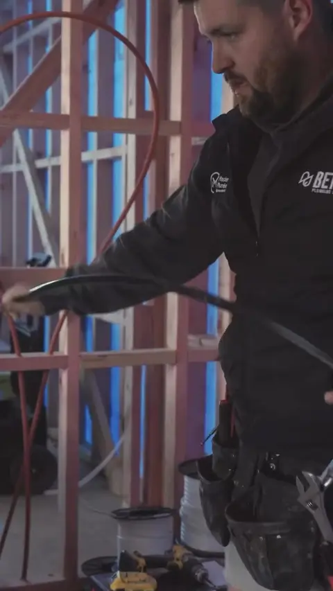 New build at framing stage